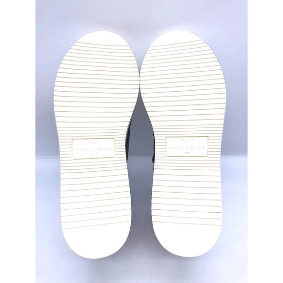 Marc Fisher Daisie Faux-Fur Sneakers- Ivory Multi Suede, US 10M - Picture 10 of 11